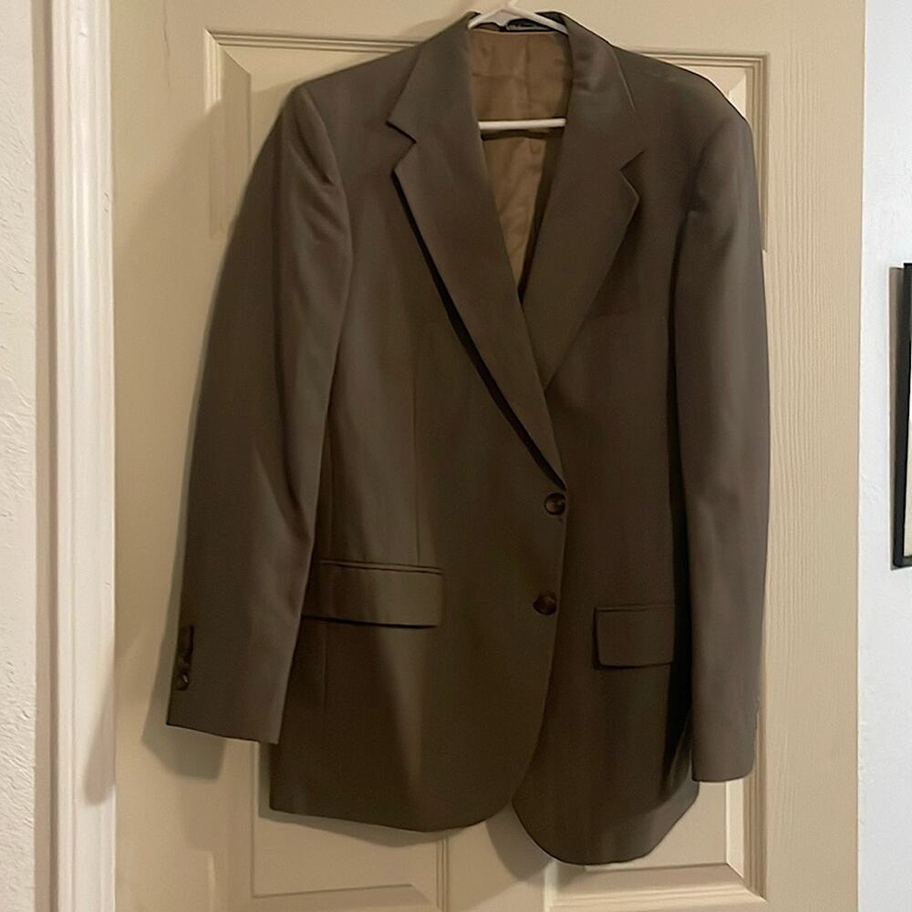 Dressy Stafford Sports jacket brown with light stripes